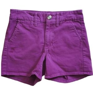 American Eagle Womans Hi-Rise Shortie Stretch Purple Shorts‎ Size 00